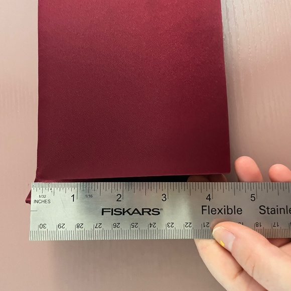 Target 2010s Berry Red Bow Evening Sateen Clutch - Picture 2 of 16